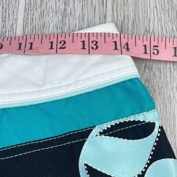 Split Women's Drawstring Boardshorts Black & Green Size 5 - Picture 5 of 7